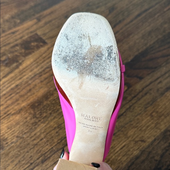 Malone Souliers Pink and Red Platform Heels - Picture 13 of 15